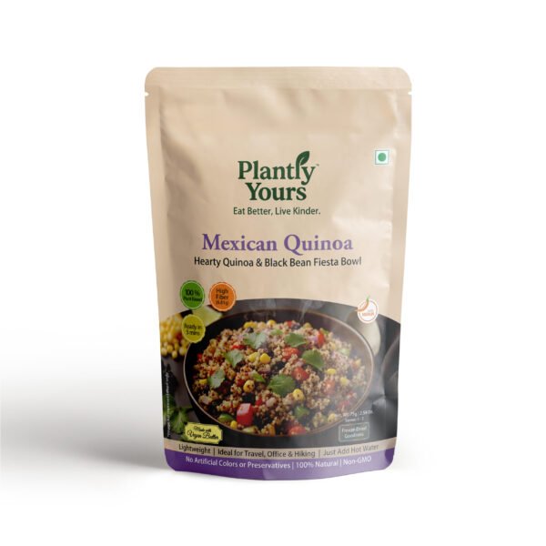 Mexican Quinoa - Hearty Quinoa & Black Bean Fiesta Bowl